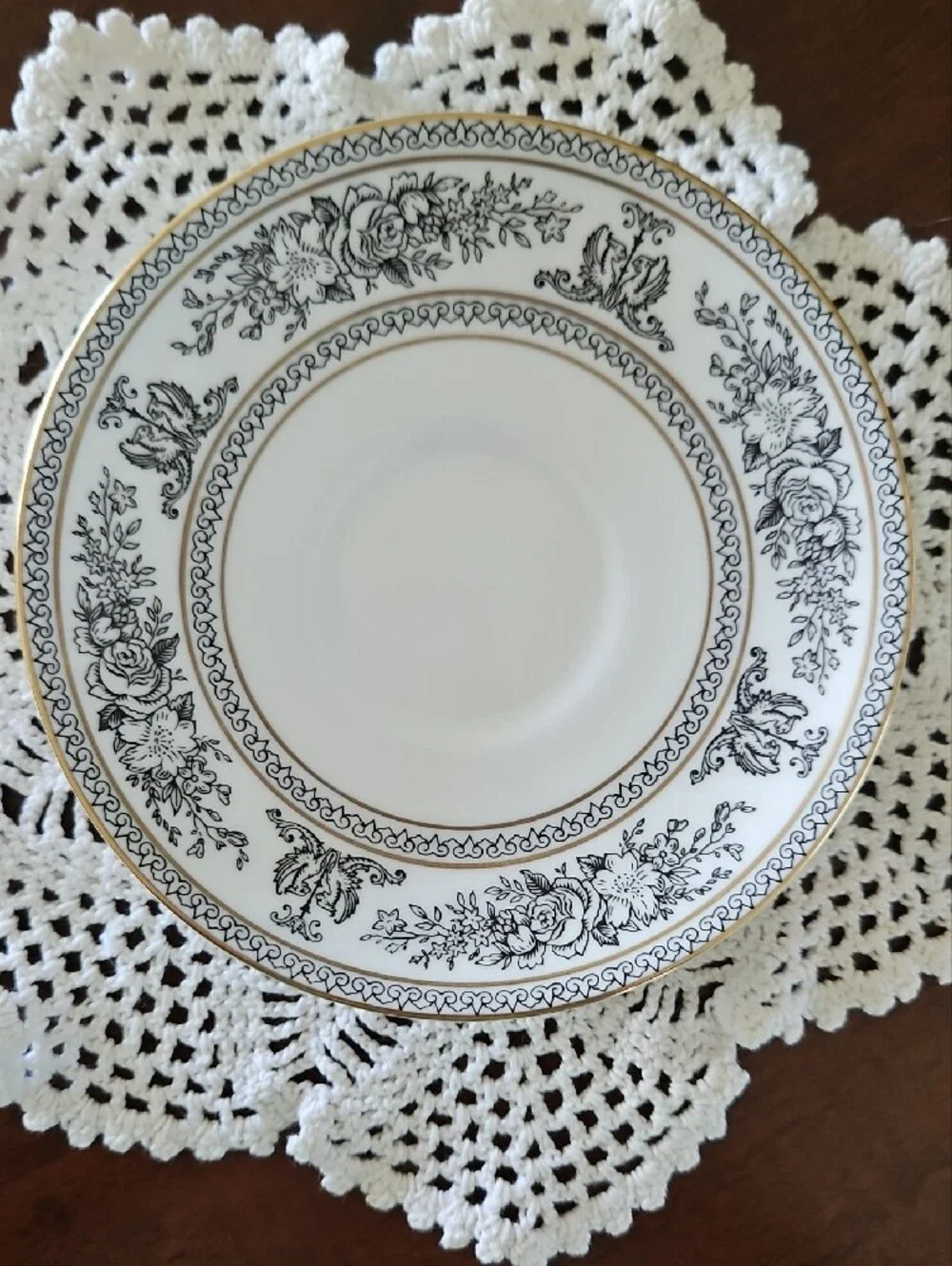VTG Wedgwood Columbia Black Tea Cup and Saucer